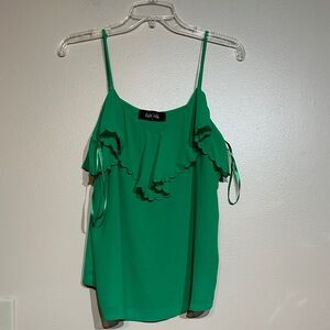 Fab'rik Emerald Ruffle Camisole